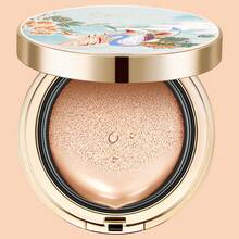 CATKIN 2支装替换装花卉BB霜气垫粉底液，自然遮瑕，保湿亮泽妆效，透气底妆，C02中米色 - C02 Medium Beige - 查看 7