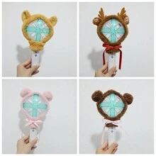 Set de luz de palo TXT de soporte para conciertos, accesorios de palo de soporte decorativo para gorra de palo, cubierta de luz de soporte de Kpop TXT para luz de soporte con cubierta decorativa protectora de peluche, suministros de decoración de fiesta, regalos de fiesta - Multicolor - Ver 5