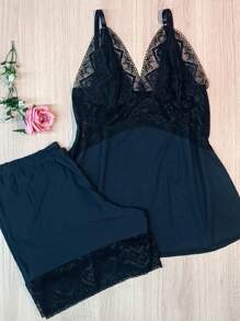 Women Nightgowns & Sleepshirts - Black - View 1