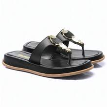 Women Platforms & Wedge Sandals - 黑色 - 查看 1