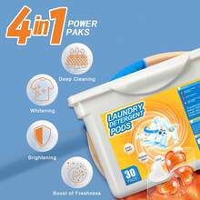 1 Set Four-Chamber Laundry Perfume Beads, Long-Lasting Laundry Ball, Concentrated Multifunctional Laundry Beads - Multicolor - View 5