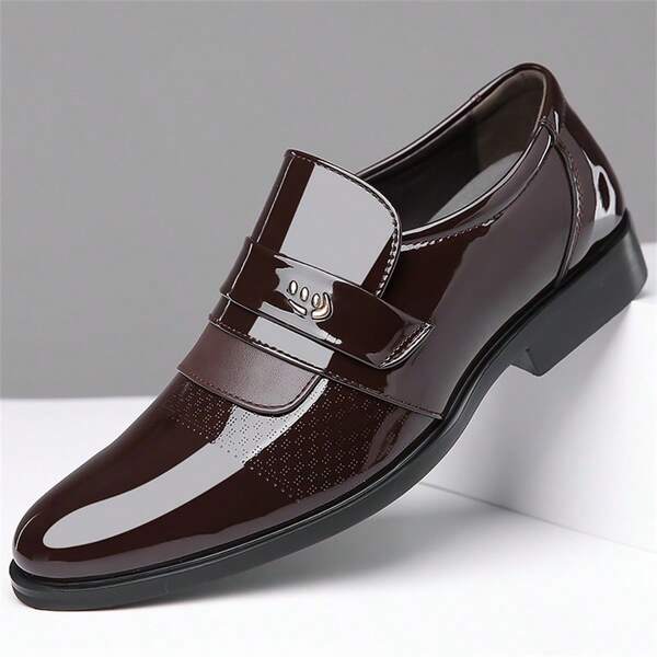 Scarpe Da Uomo Con Punta A Coda Di Rondine, Scarpe Formali Comode Antiscivolo, Colori Assortiti