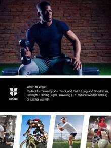 5 Packs Workout Compression Shirts Boyfriend Style Men Short Sleeve Rash Guard Athletic Undershirt Gear T Shirt For Sports - 彩色 - 查看 6