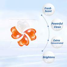 1 Set Four-Chamber Laundry Perfume Beads, Long-Lasting Laundry Ball, Concentrated Multifunctional Laundry Beads - Multicolor - View 8