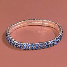 1入款時尚鑲鑽彈性手環,女士日常配件