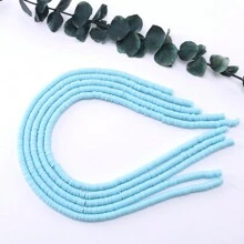 5股/組時尚軟黏土DIY珠子適合女士DIY首飾製作 - 藏蓝色 - 查看 18