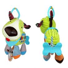 Cochecito de bebé muñeca, móvil de cuna, muñeca de peluche animal, muñeca chupete, regalo de baby shower - colgante de muñeca cachorro - Ver 6