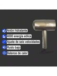 Secadora Cabello Portátil Profesional 4000w, Secadores de pelo Con Aire Frio Y Caliente,Diseño Compacto Dos Botones Frio Caliente,Secadora Portatil - Tipo de Enchufe A USA (110-127V) - Ver 3