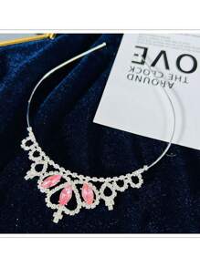 1pc Bridal Crown, Wedding Dress Headpiece, Birthday Girl Crown, Multi-Purpose Rhinestone Princess Hair Hoop Tiara, Wholesale - Crown - View 9