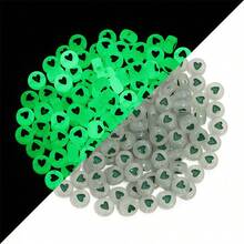 100 cái/gói Acrylic Đèn ngủ Love Chữ cái Hạt , 7mm Hạt Đối với DIY Vòng tay , Dây chuyền , Điện thoại Chuỗi - hạt tình yêu - Xem 11