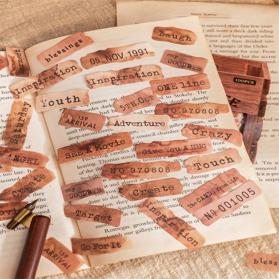 100 Sheets/Pack All Things Genesis Series Stickers English Memo Pad