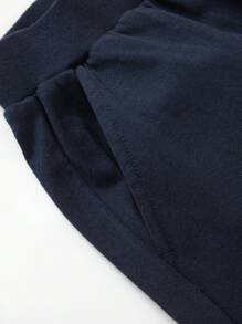 Balabala Kids' Pants, Boys' And Girls' Casual Joggers, Summer Medium To Big Kids' Breathable Sports Pants - Blue - View 4