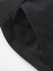 Balabala Teen Girl Pants, 2024 Spring New Collection, Sports Pants, Medium To Girls' Casual Long Pants, Fashionable - Black - View 5