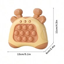 快速推壓互動休閒遊戲機,附有打地鼠遊戲,有助於發展注意力、記憶力和邏輯思維,紓解壓力。光色隨機發送。 - 多色 - 查看 2