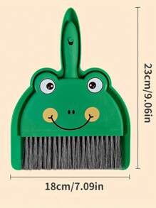 1 set Mini escoba y recogedor, juego de herramientas de limpieza de escritorio para el hogar, limpieza de mascotas - Multicolor - Ver 2