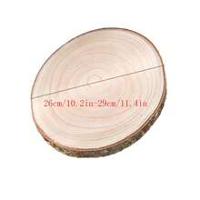 Runde Pappel Holzscheiben für Kindergarten Kunsthandwerk, Tischdekoration und Servieren von Lebensmitteln