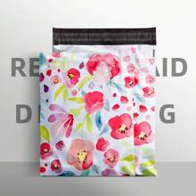 10 cái/bộ Màu mực Hình hoa Không thấm nước Tự dính Ngưởi gửi Phong thư Đối với Bày tỏ , , bao bì Và Lưu trữ - hoa mực - Xem 1