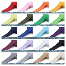 SEMINI Neues Farbenfrohes 20mm Chevron 100% Bandgewebe Herring Bonebinding Band Spitzenverzierung für Verpackungszubehör DIY - Breite: 20 mm - Übersicht 1