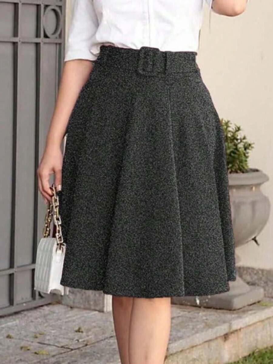 Women Skirts - Grey - View 1