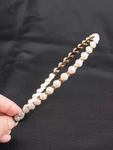 2入組女童珍珠髮箍,時尚可愛的公主風格頭飾,適用於派對和軟捲髮 - 白色 - 查看 6