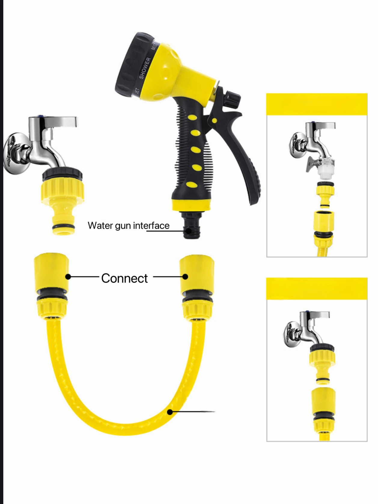MultiFunctional Garden Hose Spray Gun Nozzle SHEIN USA