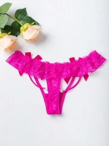 Women Crotchless Panties - 彩色 - 查看 4