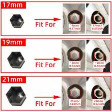 20Pcs Car Wheel Nut Caps Auto Hub Screw Cover 17mm 19mm 21mm Bolt Rims Exterior Decoration Special Socket Protection Dust Proof
