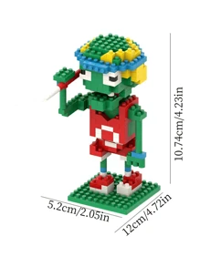 微粒积木玩具创意展示架礼品套装用于战斗室装饰 - 彩色 - 查看 15