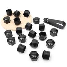 20Pcs Car Wheel Nut Caps Auto Hub Screw Cover 17mm 19mm 21mm Bolt Rims Exterior Decoration Special Socket Protection Dust Proof