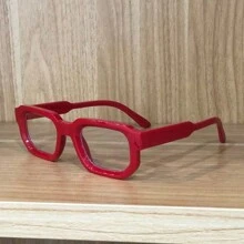 Petites lunettes de mode vintage carrées pour femmes avec verres épais, accessoires de lunettes transparentes, accessoires de lunettes pour femmes - Multicolore - Voir 9