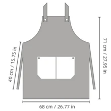 1件女士防水防油圍裙,時尚流行,適用於廚房、烹飪和清潔 - 粉紅色Hello-防水防油 - 查看 2
