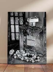 3pcs Modern Feminine Canvas Poster, Luxury Shiny Wall Art, Black And White Home Decoration, Ideal Gift For Living Room, Bedroom, Office, Hallway, Dining Room, Hotel Wall Decoration, Room Decoration, Modern Style Canvas Painting, Room Art, Printed Picture, Unframed Gifts Birthday Graduation