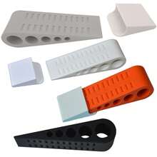 Child Safety Door Stopper, Door Wedge, Door Holder For Bottom Of Doors To Prevent Finger Pinch - Black - View 2
