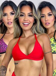 Women Bikini Tops - 彩色 - 查看 10