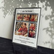 1個量身打造的照片磚塊訂製框架,情侶家居裝飾,個性化照片框,甜美紀念禮物,適合女生的獨特禮物,為他的理想生日紀念日禮物,適合男/女朋友、太太/先生等 - 多色 - 查看 2