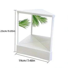 True Mirror With No Reflection, Left-Right Reversed Ivory White And Sakura Pink Colors Available - Ivory - View 2