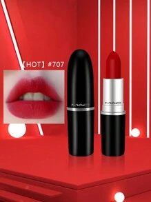 MAC 0.1盎司/3克 复古哑光唇膏 707 Ruby Woo - [子彈頭]707經典正紅 - 查看 1