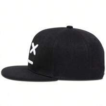 1 件装男士笑脸刺绣棒球帽，时尚图案棒球帽，适合户外、春秋装、可调节夏季旅行海滩派对万圣节 - 彩色 - 查看 6