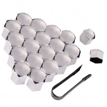 20Pcs Car Wheel Nut Caps Auto Hub Screw Cover 17mm 19mm 21mm Bolt Rims Exterior Decoration Special Socket Protection Dust Proof