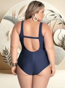 Women One-Pieces - Navy Blue - View 4