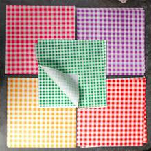 100pcs Random Color Baking Cake Decoration Colorful Greaseproof Paper Fruit, Strawberry & Checkered Print Paper For Lunch Box And Placemat Gift Bag Party Kitchen - Multicolor - View 5