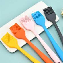 1pc All-In-One Silicone Oil Brush Kitchen Pancake Brush High Temperature Baking Tool Barbecue Brush Silicone Sweep Baking Tool Seasoning Brush Air Fryer Brush Camping - Multicolor - View 6