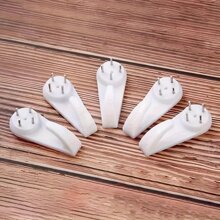 5pcs Invisible Traceless Wall Hook For Hanging Photos And Frames - Strong Load-Bearing And No-Drill - Multicolor - View 1