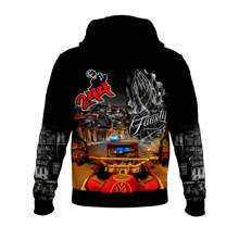Blusa de Frio Casaco Moletom Moto Grau 244 Favela Quebrada - Multicolorido - Visão 3