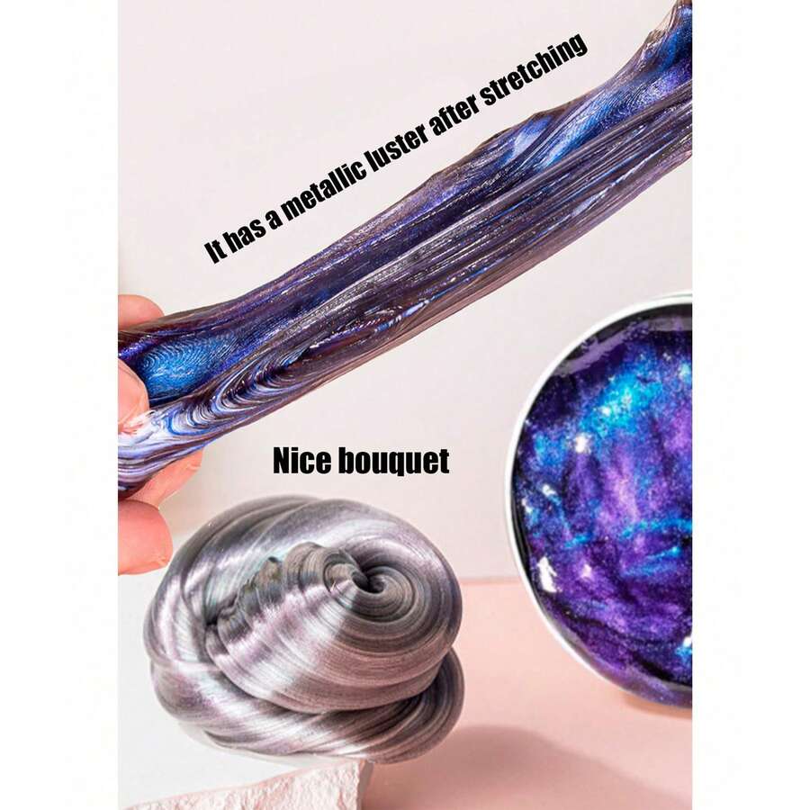 Color Changing Highly Attractive Crystal Bouncing Putty, Non-Newtonian Fluid, Safe & , Random Color Box Packaging
