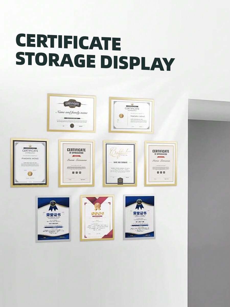 1pc Magnetic Display Board A4 Magnetic Photo Frame Instant Poster Wall ...