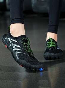 女士戶外涉水鞋,游泳鞋,多功能運動鞋和五趾水鞋 - 黑色 - 查看 1