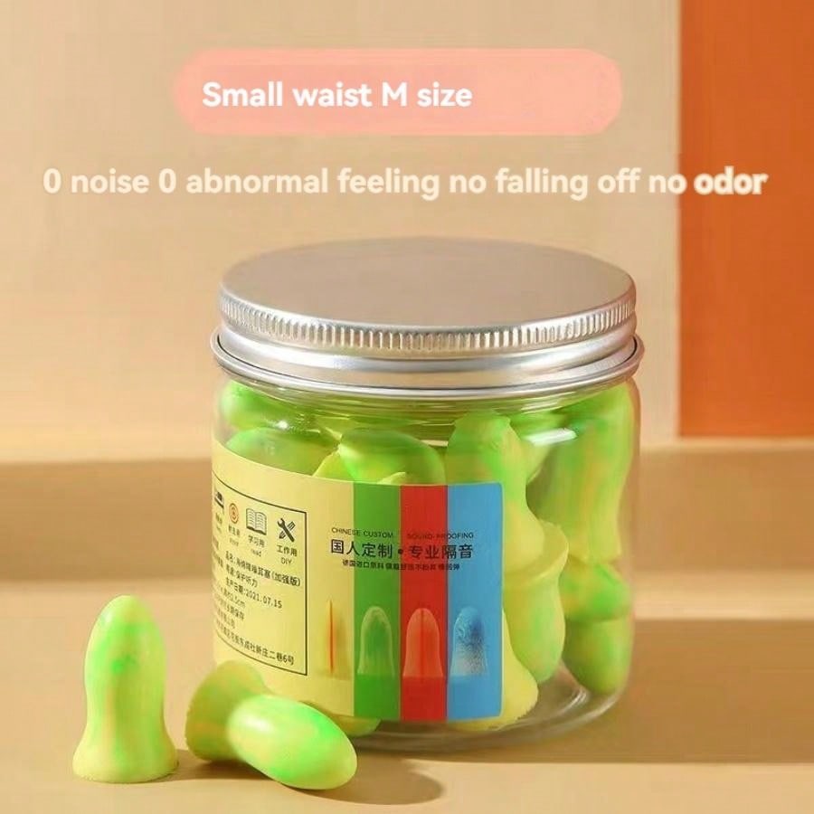 12 Pairs Of Canned Earplugs For Noise Reduction Protection, Sound