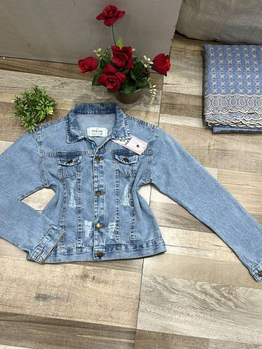 Women Denim Jackets & Coats - Rửa trung bình - Xem 1