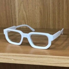 Petites lunettes de mode vintage carrées pour femmes avec verres épais, accessoires de lunettes transparentes, accessoires de lunettes pour femmes - Multicolore - Voir 10